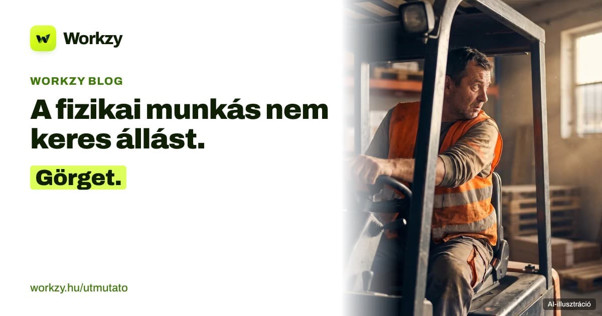 Targoncavezető a raktárban (AI-illusztráció)