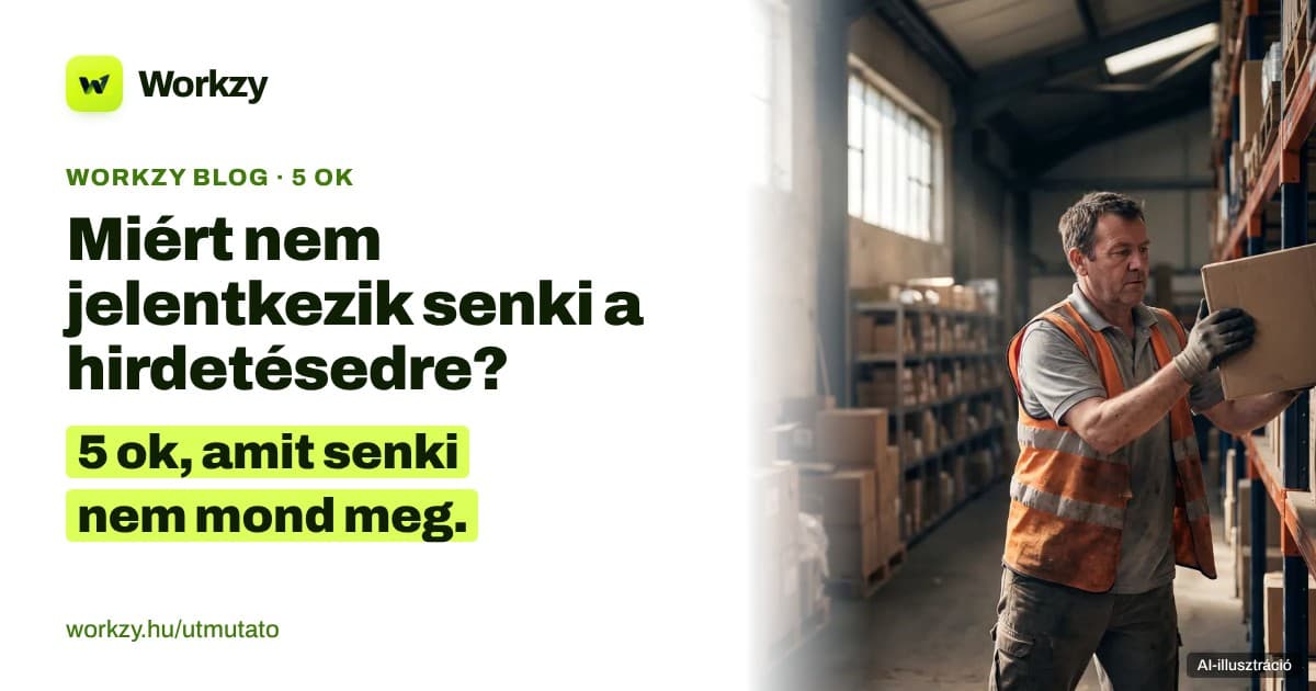 Raktári dolgozó dobozt pakol a polcra (AI-illusztráció)